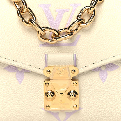 Louis Vuitton Empreinte Monogram Giant Pochette Metis East West Latte Bubble Tea 8 of 10