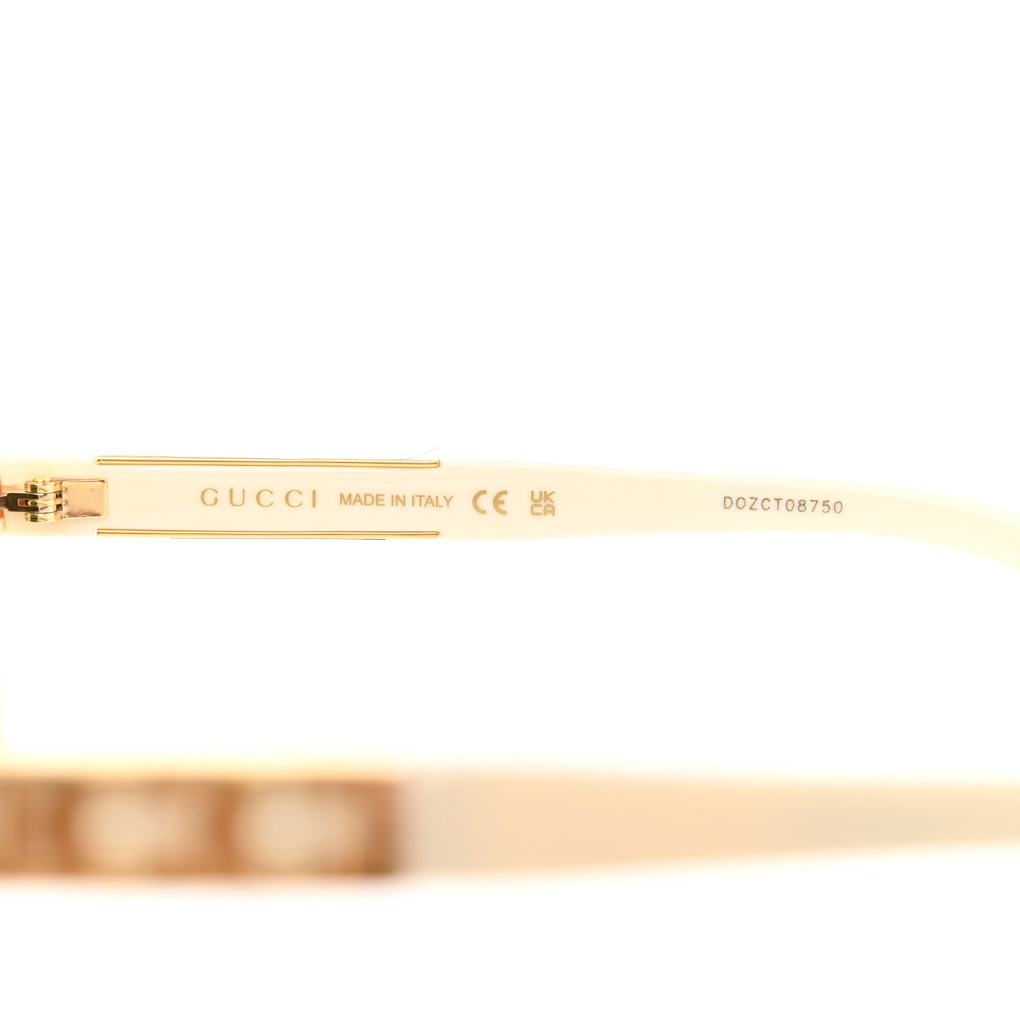 Acetate Square Frame GG1188S Sunglasses White