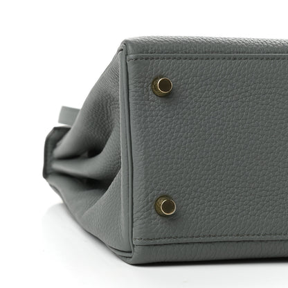 Hermes Togo Kelly Retourne 28 Vert Amande 9 of 11