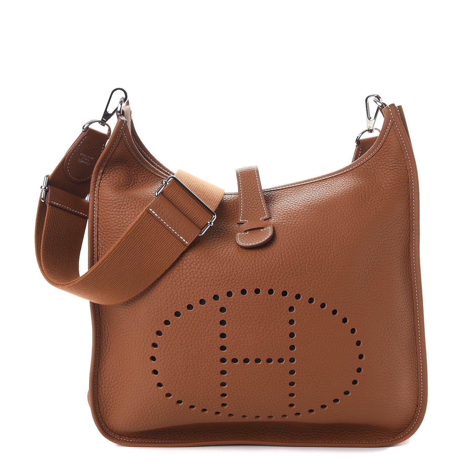 Hermes Taurillon Clemence Evelyne III GM Gold 1 of 7