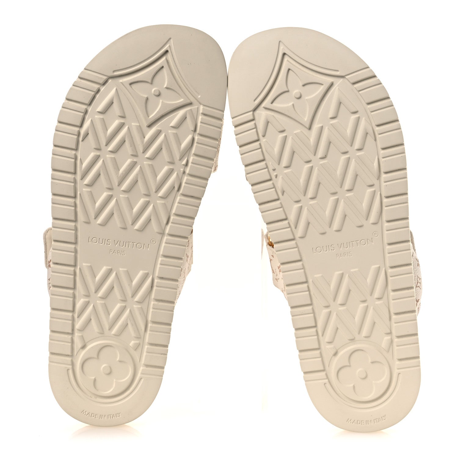 Louis Vuitton Monogram LV Sunset Comfort Flat Sandals 40 Dune