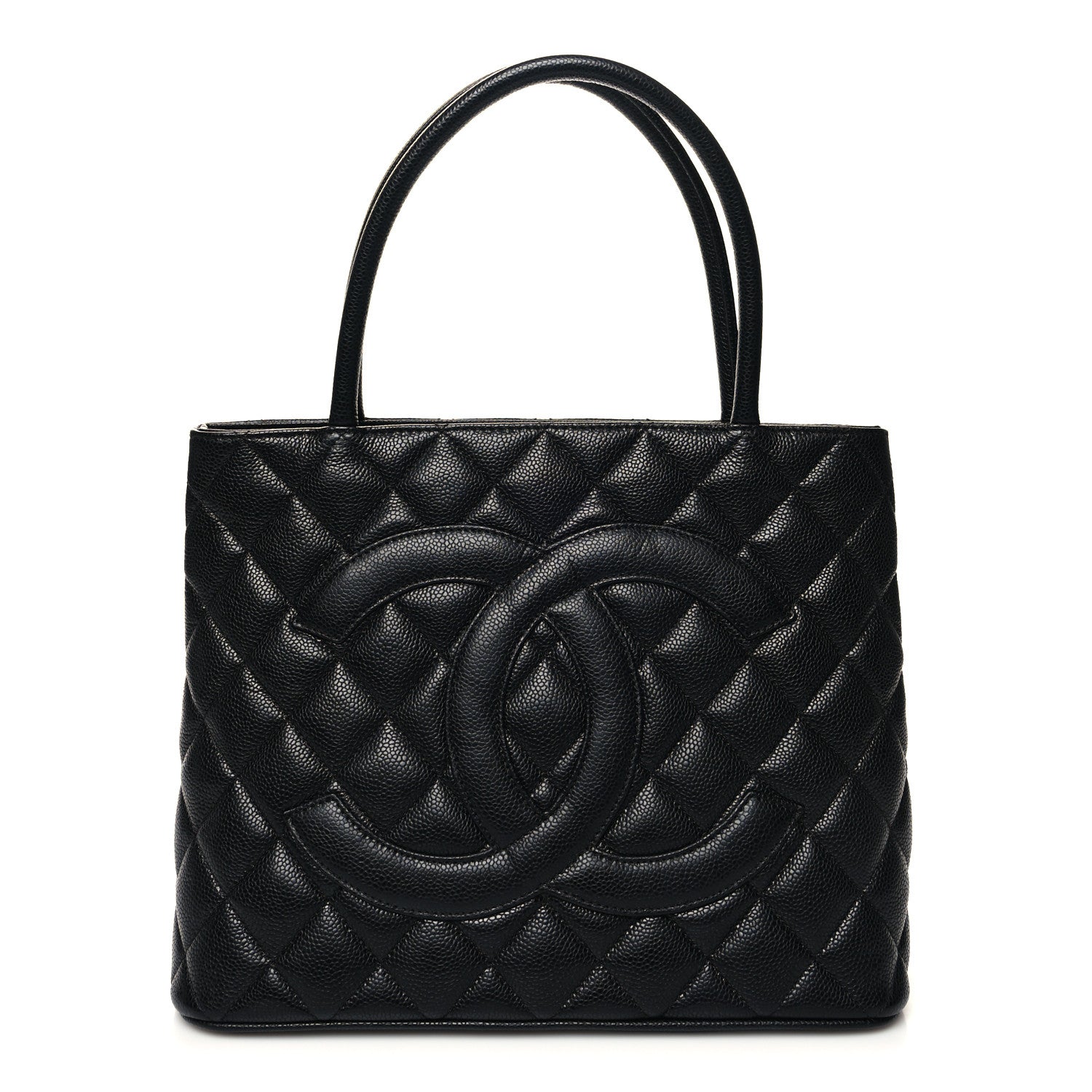 Chanel Caviar Quilted Medallion Tote Black 1 of 10