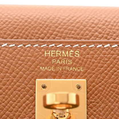 Hermes Epsom Kelly Sellier 25 Gold 6 of 11