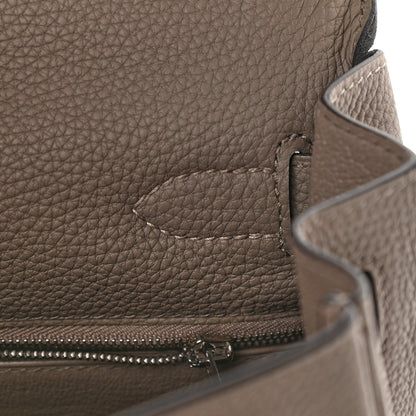 Hermes Togo Kelly Retourne 28 Gris Asphalte 13 of 37
