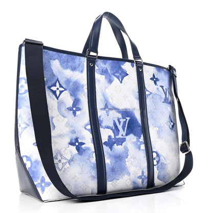 Louis Vuitton Monogram Watercolor New Tote GM Blue 2 of 4