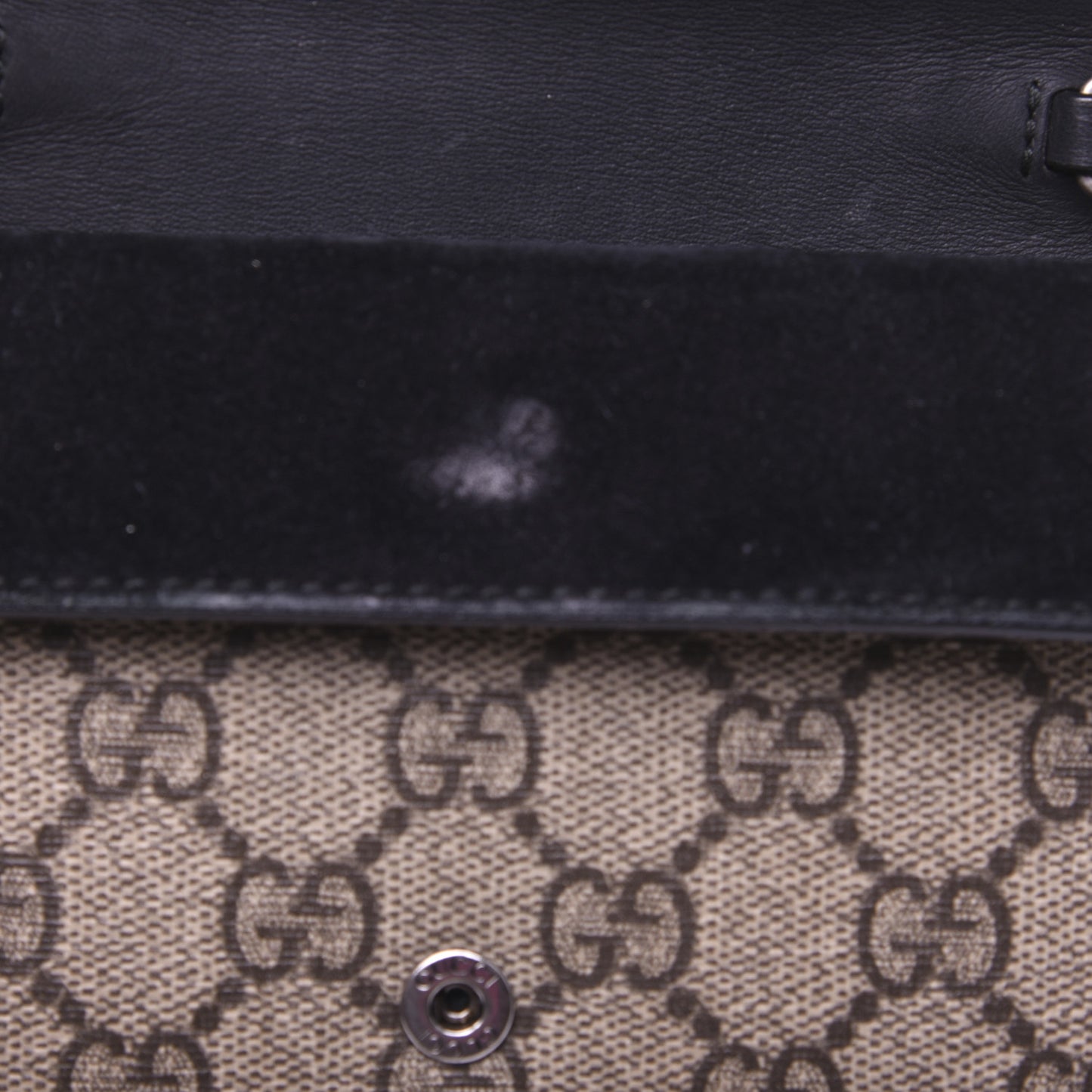 GG Supreme Monogram Super Mini Dionysus Shoulder Bag Black