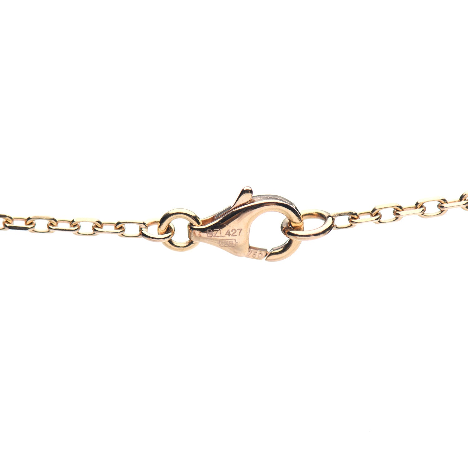 Cartier 18K Pink White Yellow Gold Diamond Trinity Pendant Necklace 5 of 5