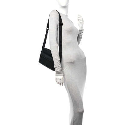 Christian Dior Grained Calfskin Embossed Dior Gravity Rider Zipped 2.0 Messenger Black 2 of 12