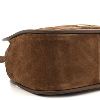 Prada Camoscio Darling Shoulder Bag Cocoa Brown 9 of 10