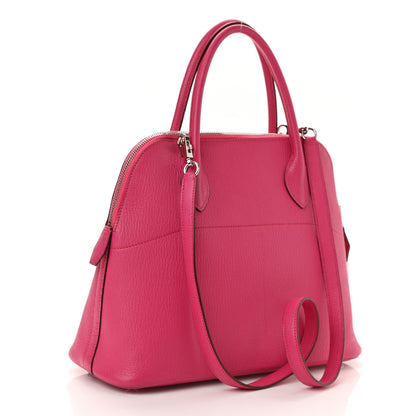 Hermes Chevre Mysore Bolide 31 Rose Shocking 3 of 9
