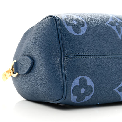 Louis Vuitton Empreinte Monogram Giant Speedy Bandouliere 20 Degrade Blue 8 of 9