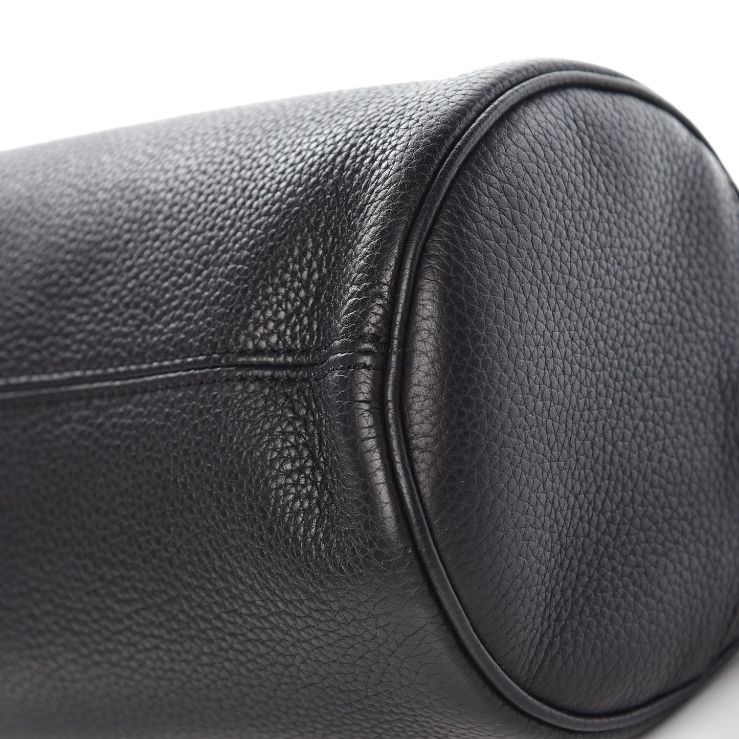 HOMME Grained Calfskin Mens Roller Pouch Black