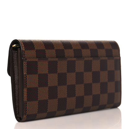 Louis Vuitton Damier Ebene Sarah Wallet NM 2 of 7