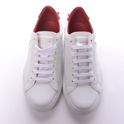 Givenchy Calfskin Reverse Logo Womens Urban Street Sneakers 36.5 White Red 5 of 12