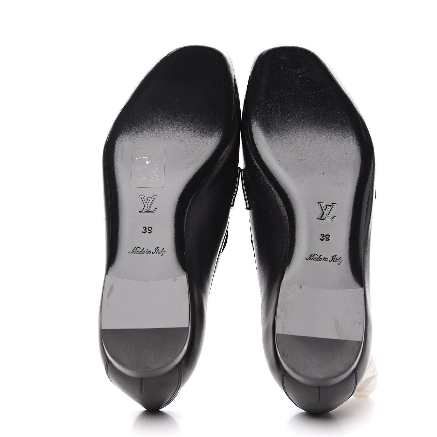 Louis Vuitton Calfskin Upper Case Flat Loafer 39 Black 5 of 8