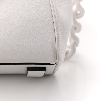 Versace Grained Calfskin Small La Medusa Top Handle Bag White 15 of 15
