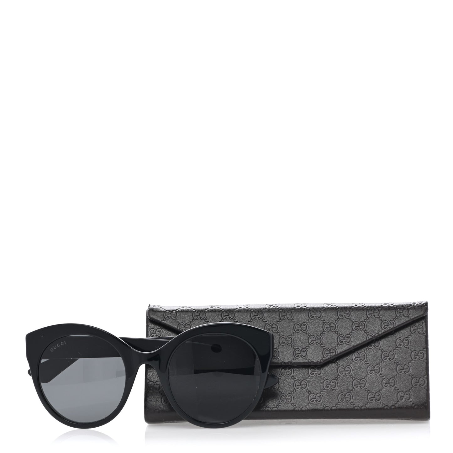 Round GG Sunglasses GG0028S Black