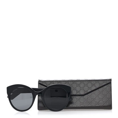 Gucci Round GG Sunglasses GG0028S Black 9 of 9
