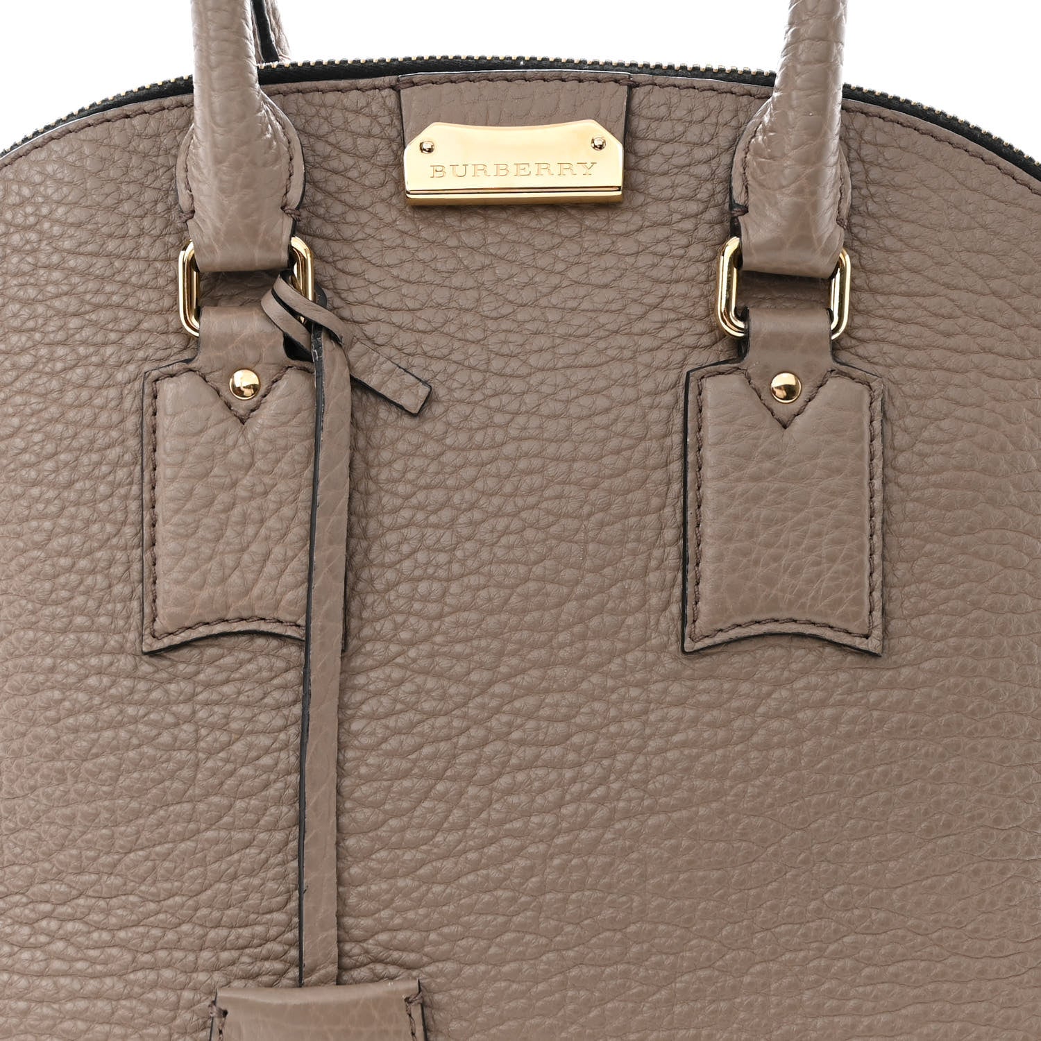 Burberry Heritage Grain Medium Orchard Bowling Bag Pale Taupe 9 of 16