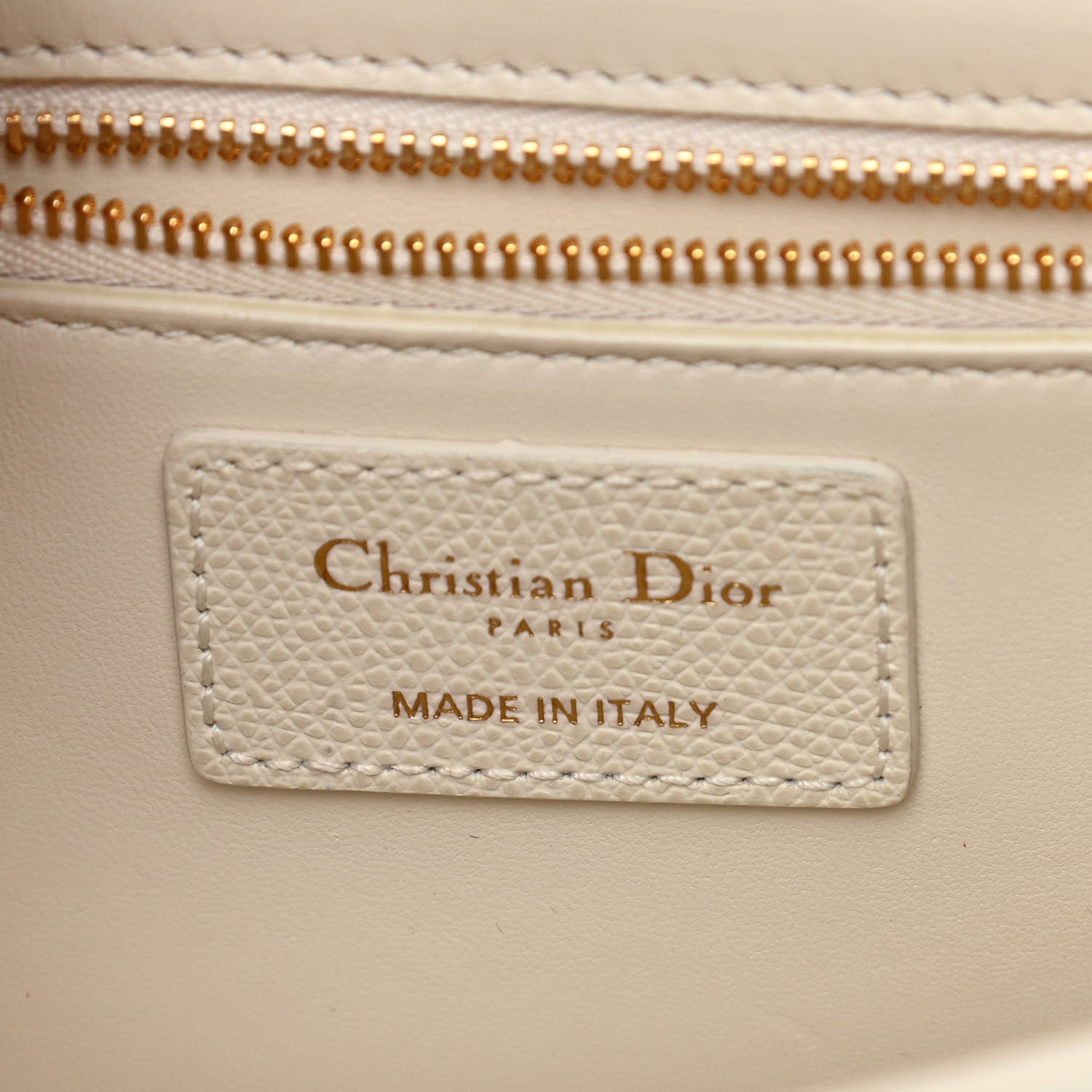Christian Dior Grained Calfskin 30 Montaigne Flap Bag White 6 of 14