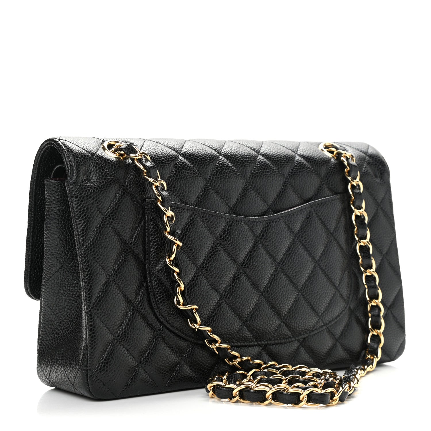 Chanel Caviar Quilted Medium Double Flap Black 3 of 11