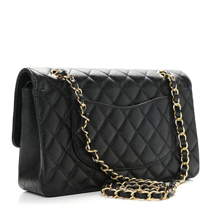 Chanel Caviar Quilted Medium Double Flap Black 3 of 11
