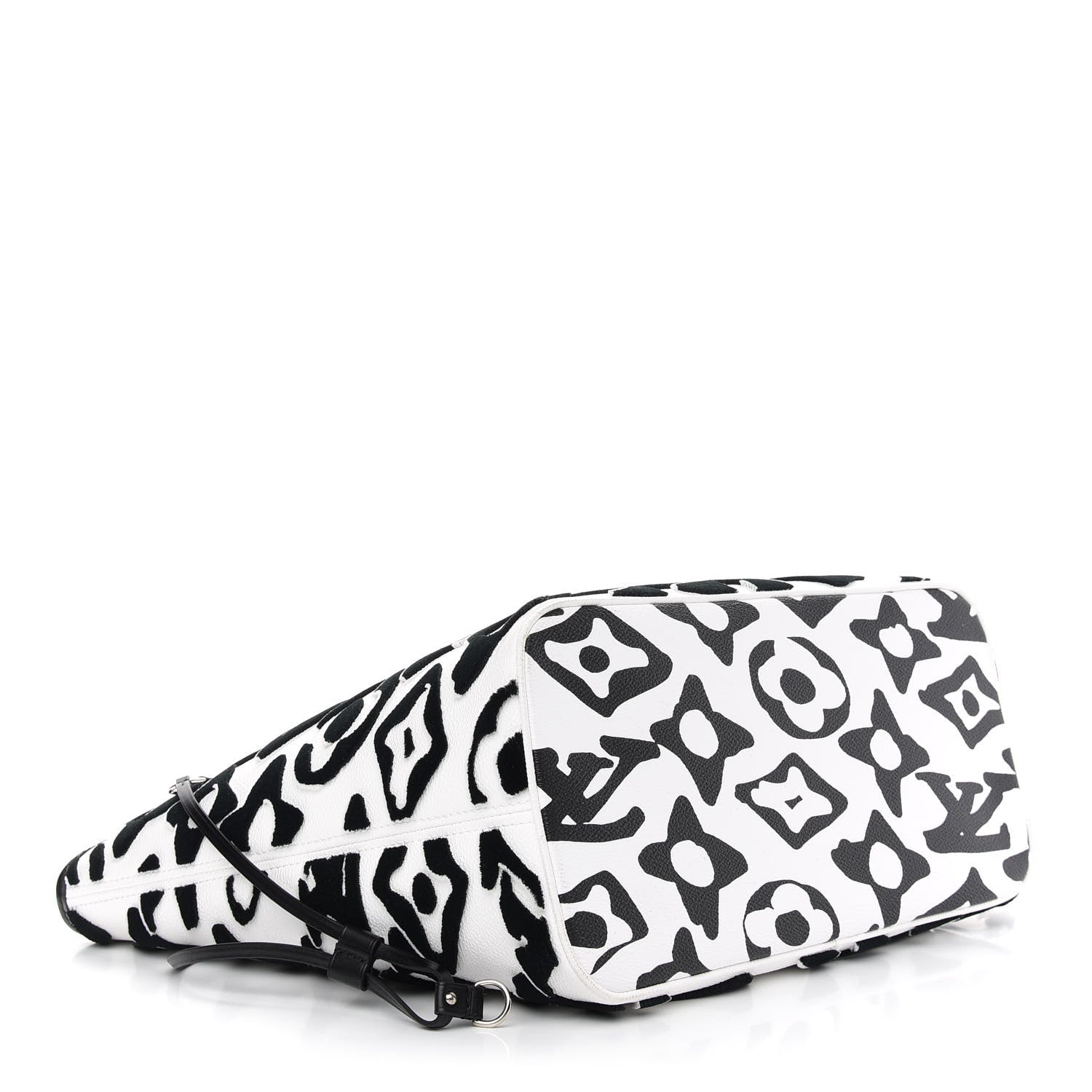 Louis Vuitton X UF Tufted Monogram Neverfull MM Black White 5 of 11