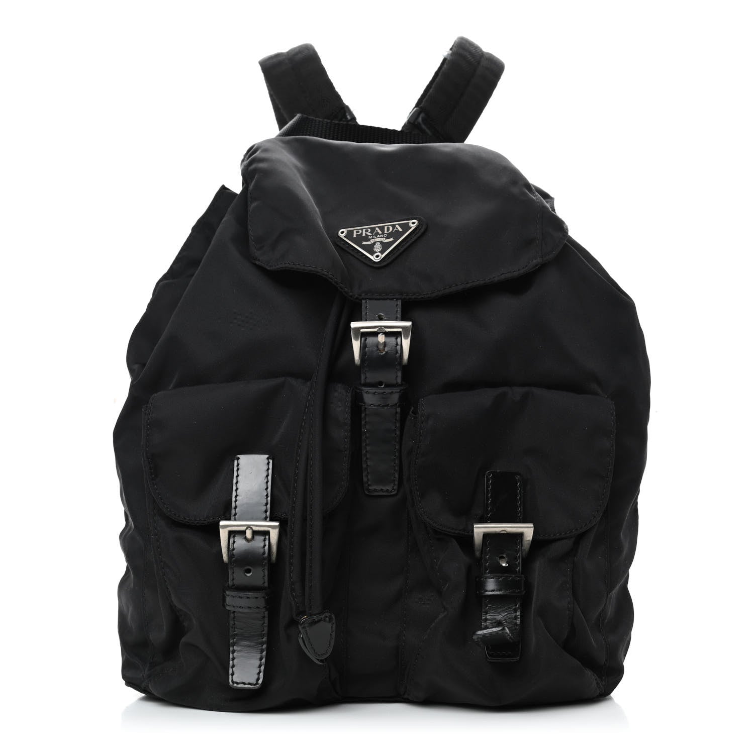 Prada Nylon Vela Small Backpack Black 1 of 4