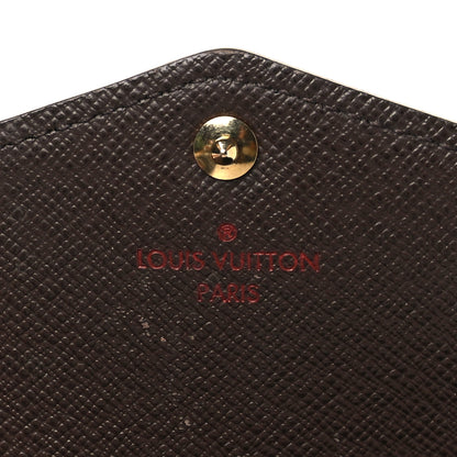 Louis Vuitton Damier Ebene Sarah Wallet NM 6 of 10