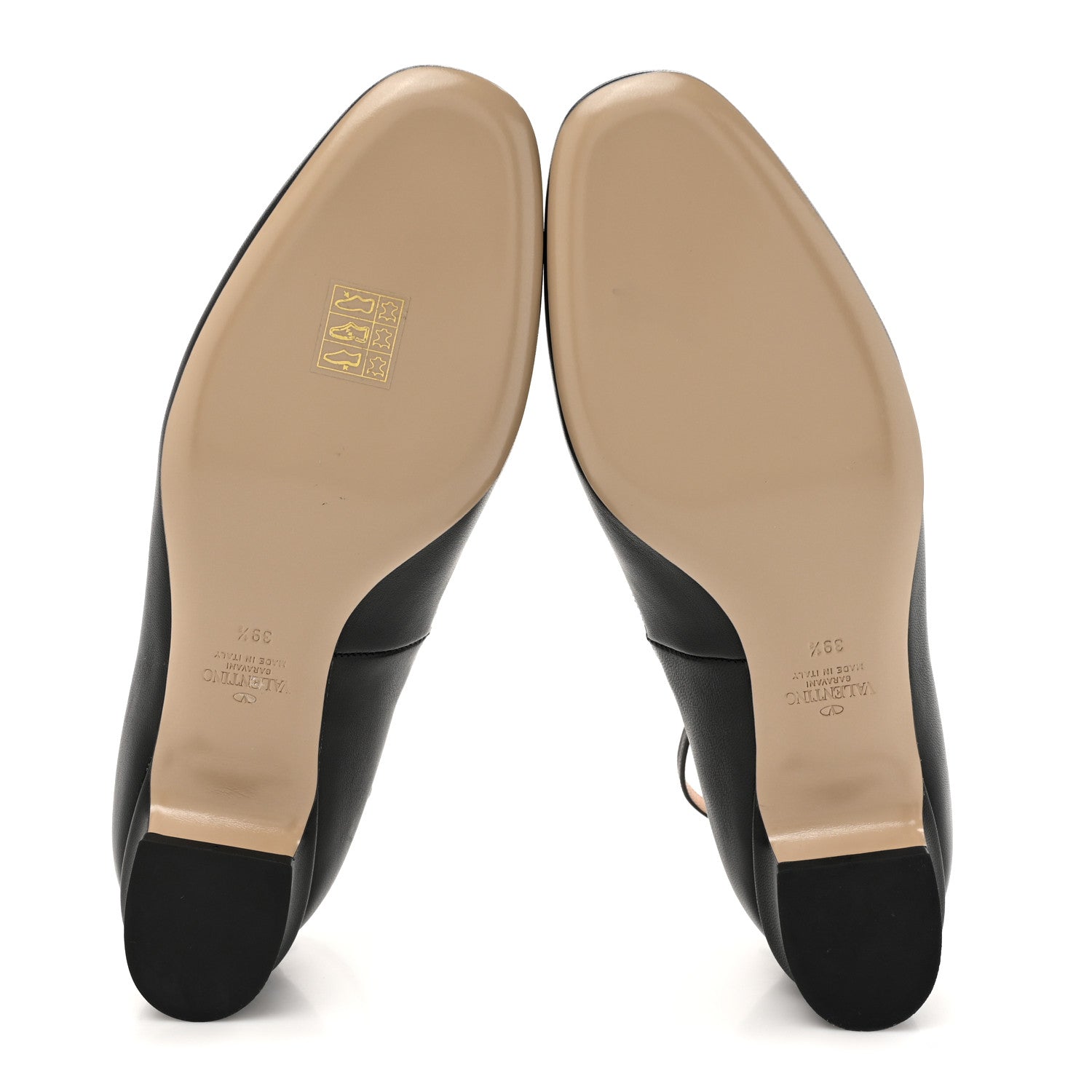 Valentino Garavani Calfskin Tan-Go Mary Jane 60mm Pumps 39.5 Black 6 of 10