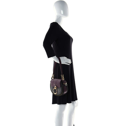 Chloe Calfskin Little Horses Embroidered Baroque Small Tess Bag Deep Forest 4 of 7