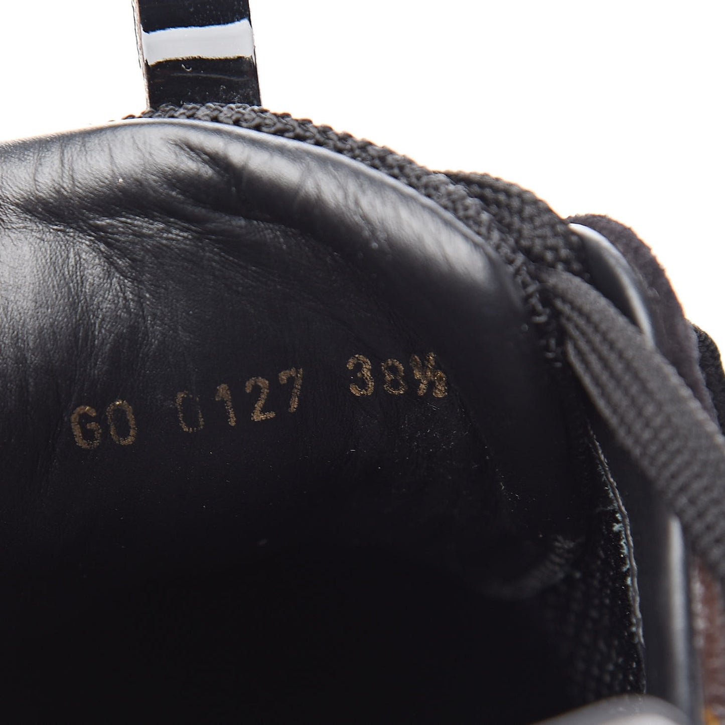 Suede Monogram Run Away Sneakers 38.5 Black