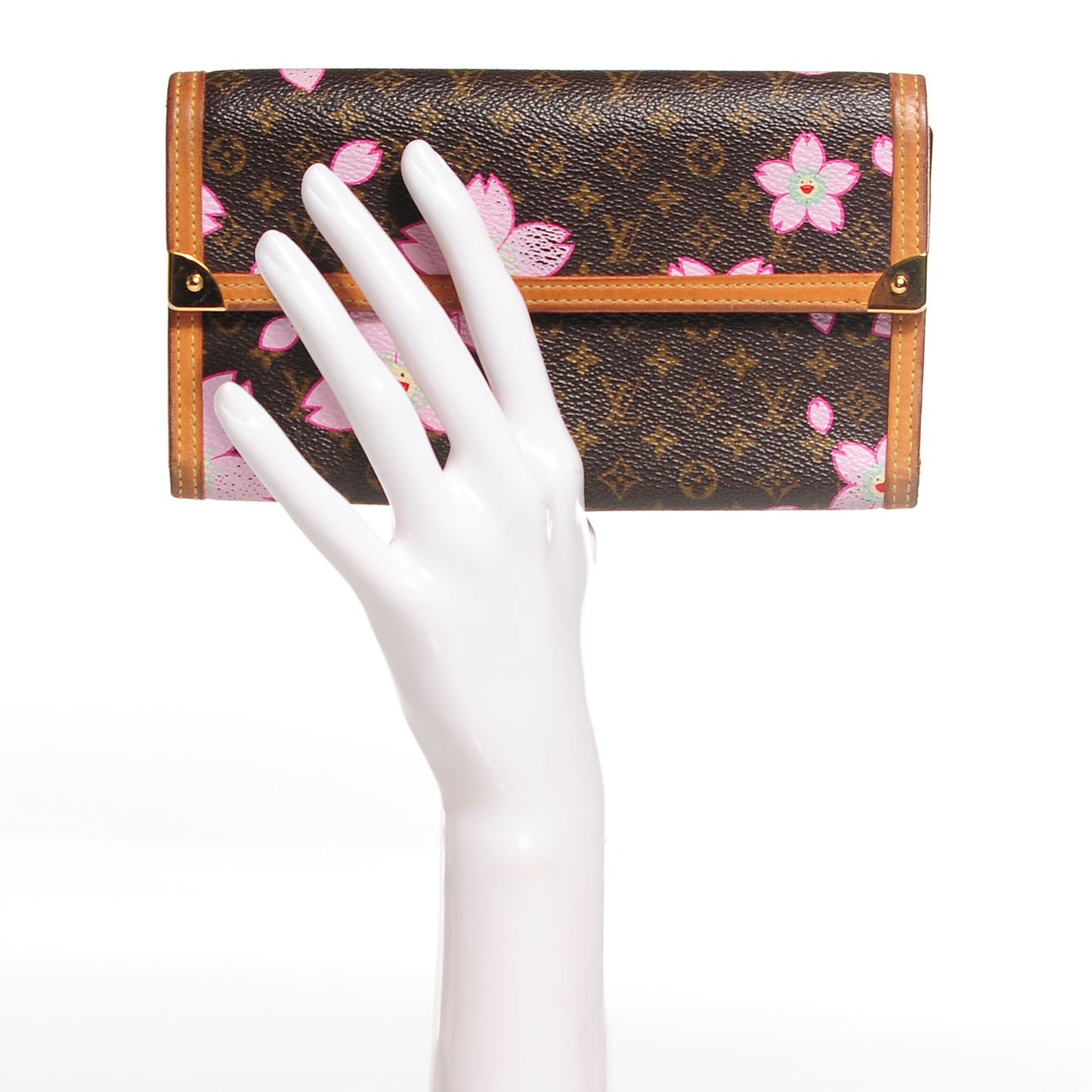 Monogram Cherry Blossom Porte Tresor International Wallet Brown