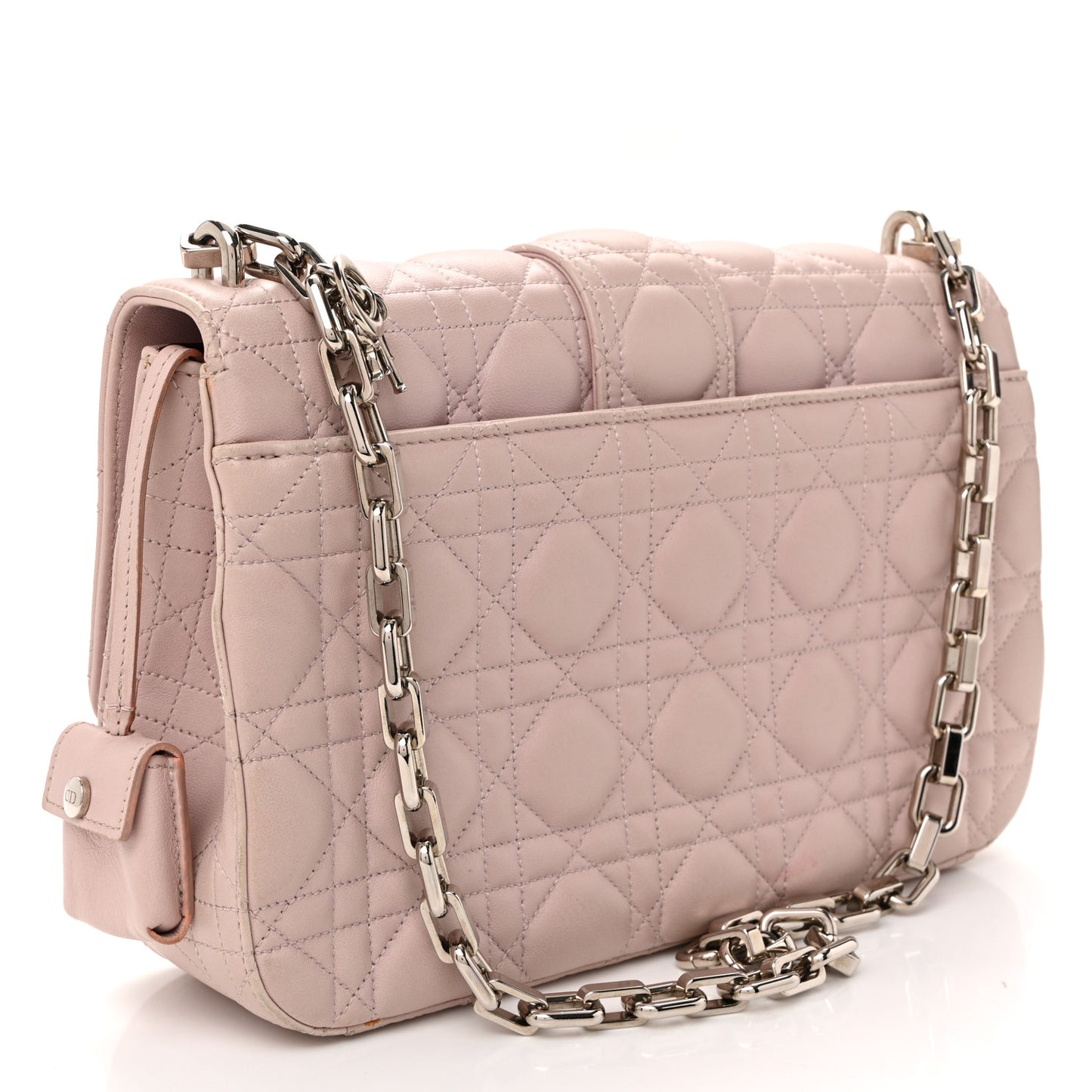 Lambskin Cannage Miss Dior Promenade Pouch Pink