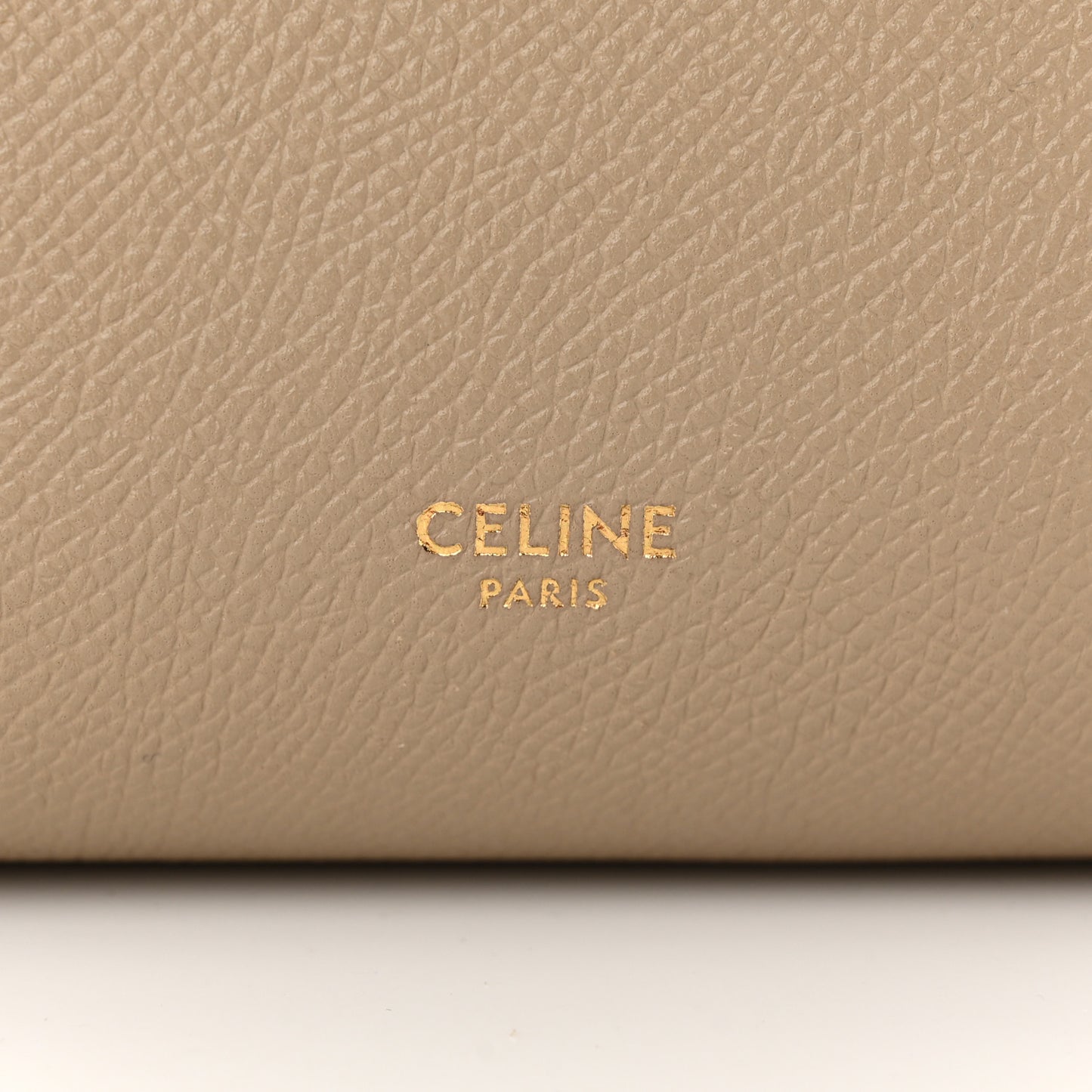 Grained Calfskin Nano Belt Bag Light Taupe