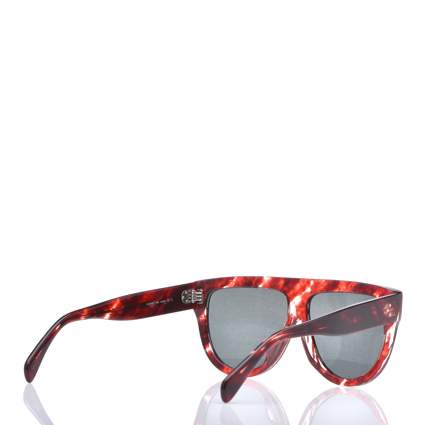 Acetate Aviator Sunglasses CL 40001F Red Havana