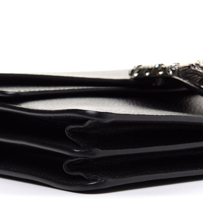 Gucci Pebbled Calfskin Small Dionysus Shoulder Bag Black 11 of 13