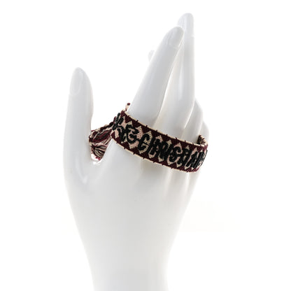 Christian Dior Woven Cotton J'Adior Friendship Bracelet Red 2 of 3