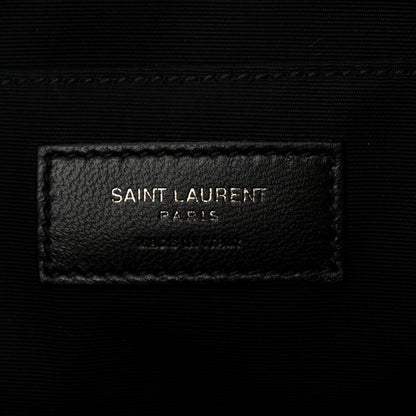 Saint Laurent Calfskin Matelasse Monogram Lou Camera Bag Black 6 of 11