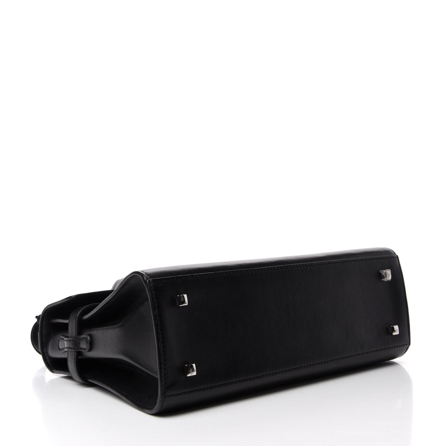 Calfskin MM Tempete Satchel Black