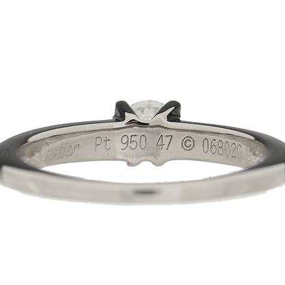 Cartier Platinum .23ct Diamond Solitaire Engagement Ring 47 4 47 4 5 of 6
