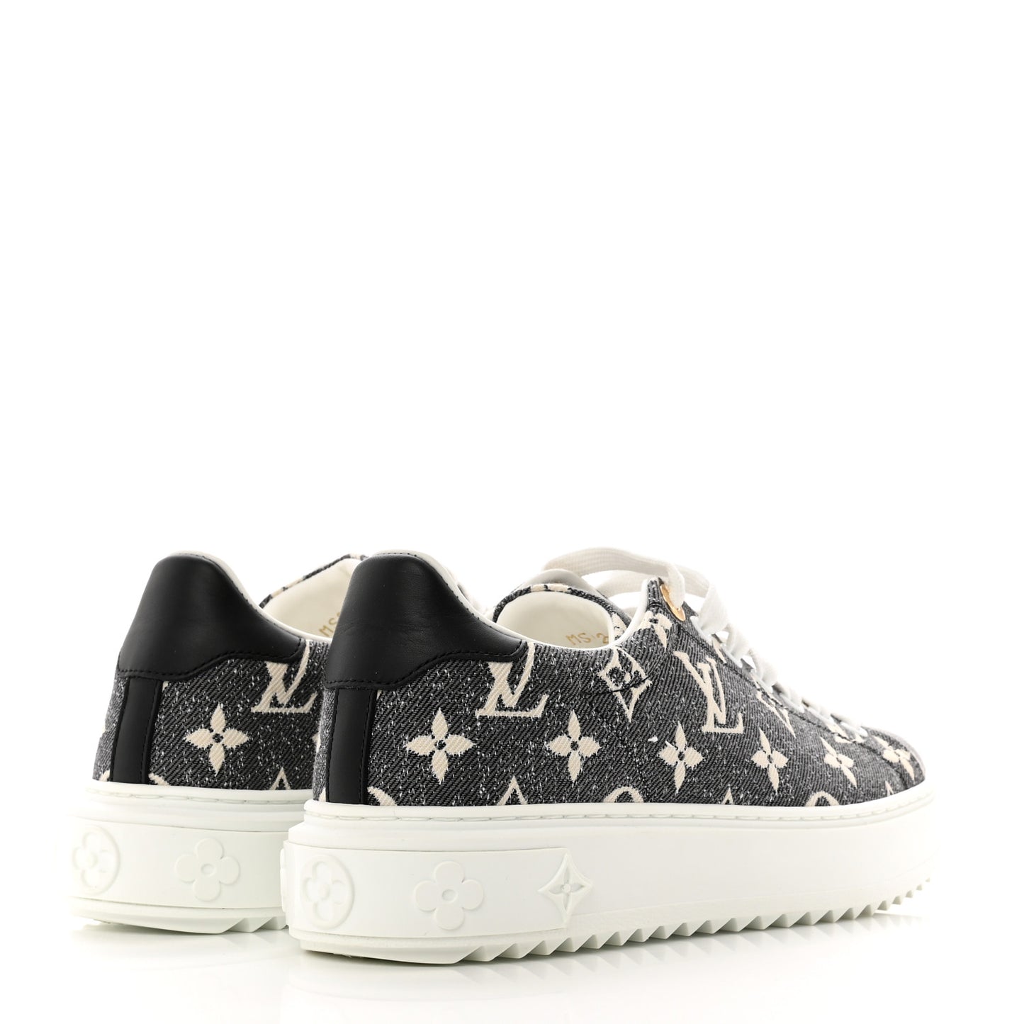 Denim Monogram Time Out Sneakers 37