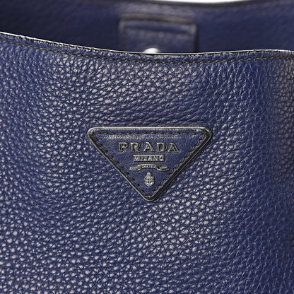 Prada Vitello Daino Side Pocket Tote Inchiostro 19 of 25
