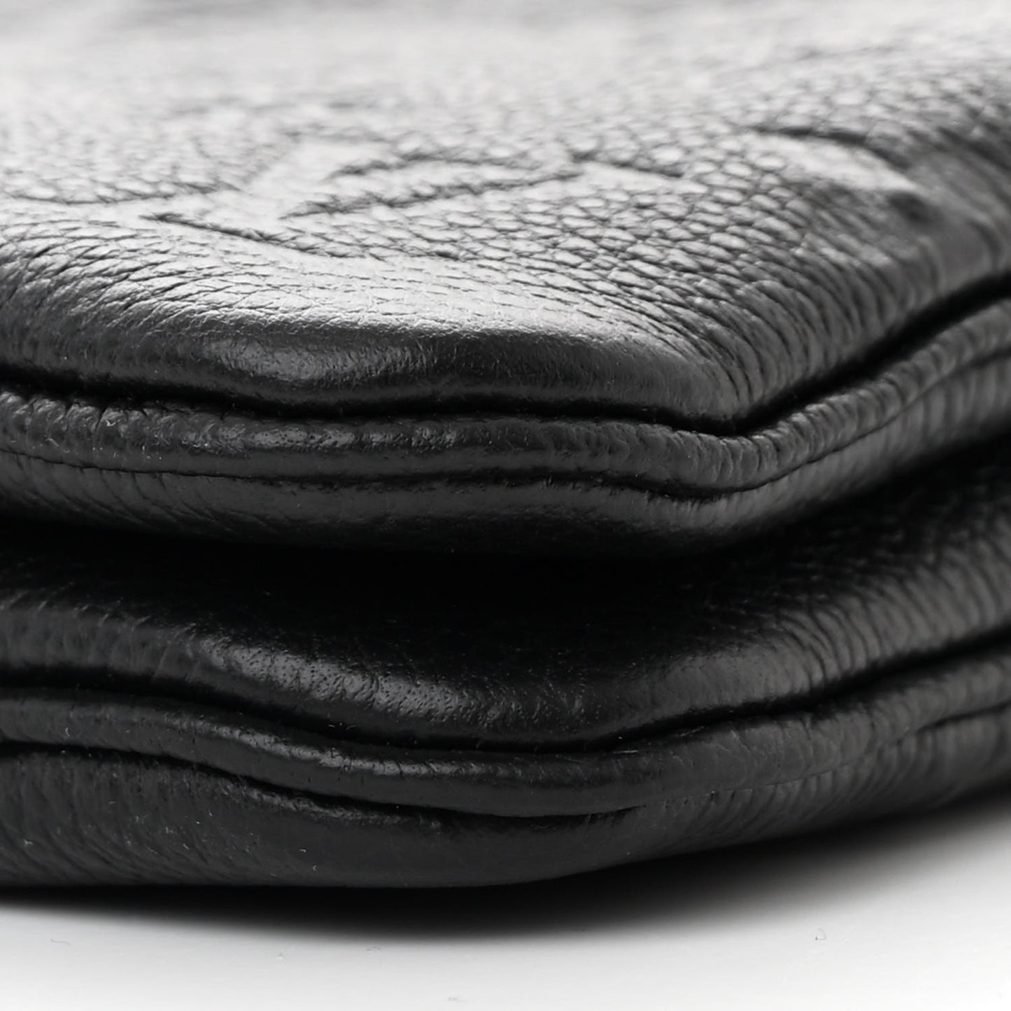 Empreinte Double Zip Pochette Black