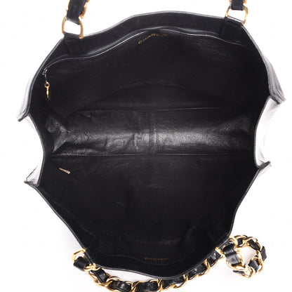 Chanel Lambskin CC Tote Black 4 of 7