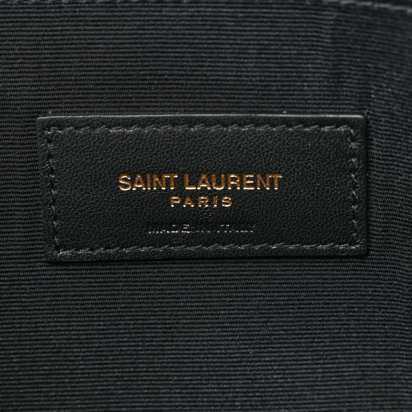 Calfskin Crocodile Embossed Tablet Pouch Black