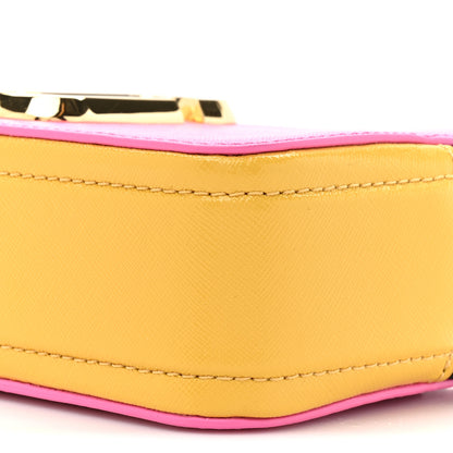 Marc Jacobs Saffiano Small Snapshot Camera Bag Pink Multicolor 8 of 9