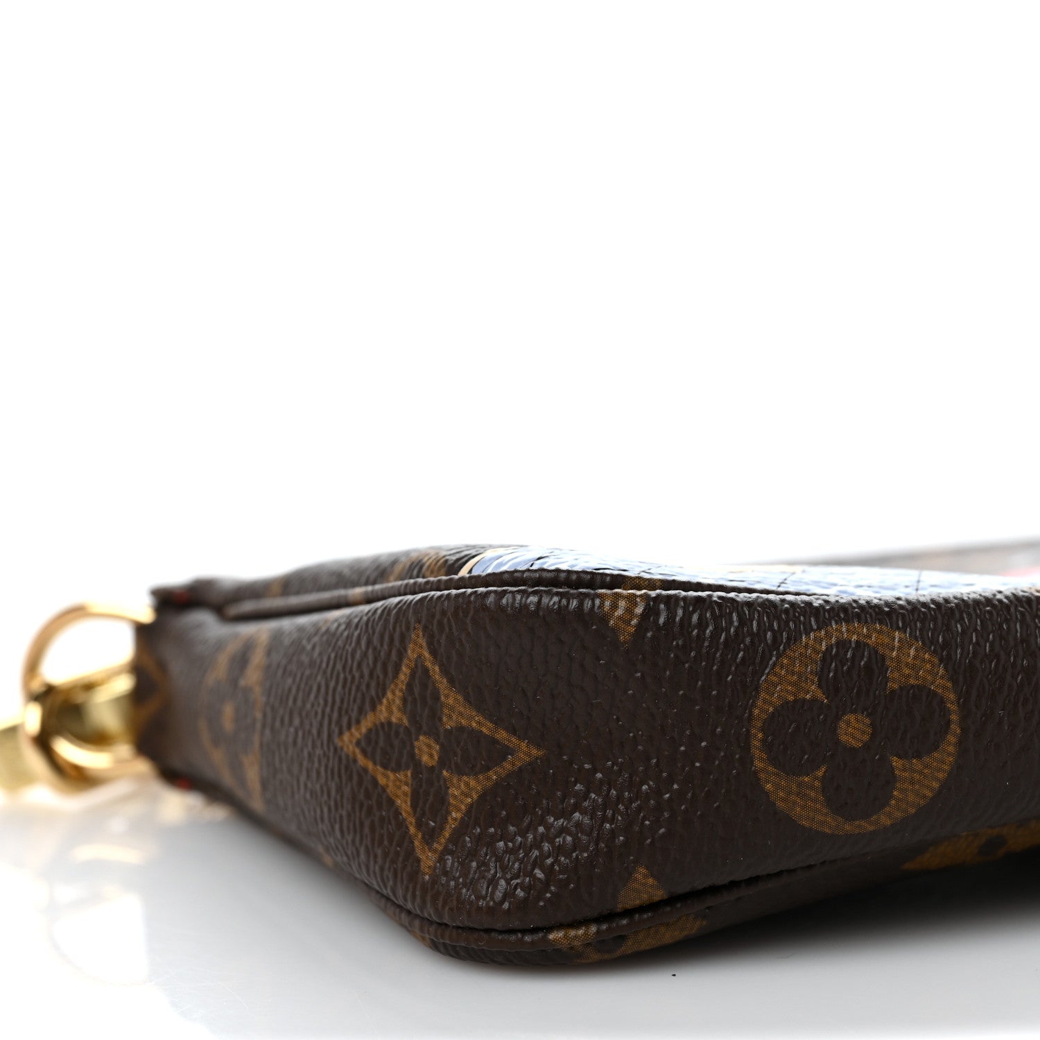 Louis Vuitton Monogram 2021 Christmas Animation London Mini Pochette Accessories Red 6 of 8