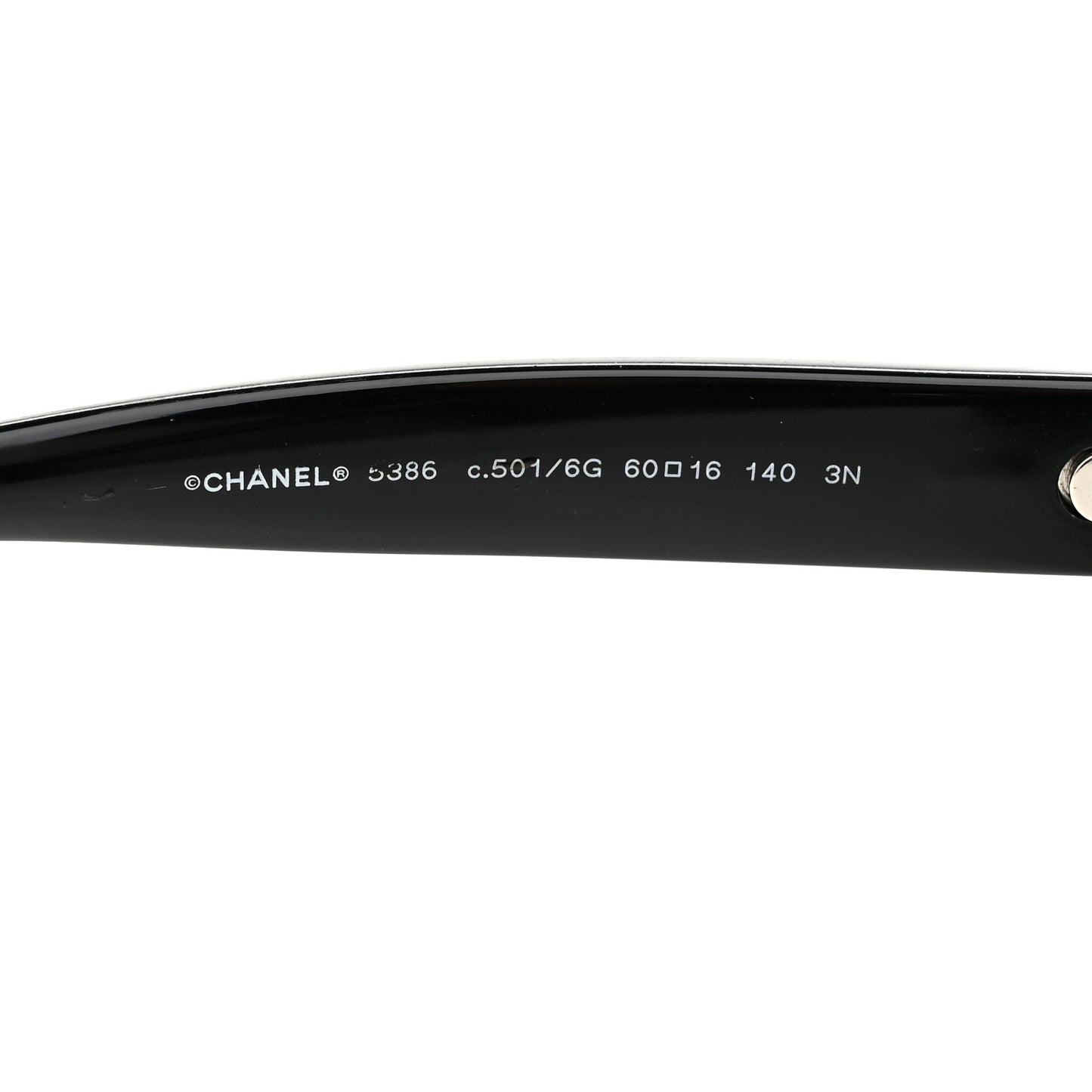 Acetate Polarized Square CC Sunglasses 5380 Black