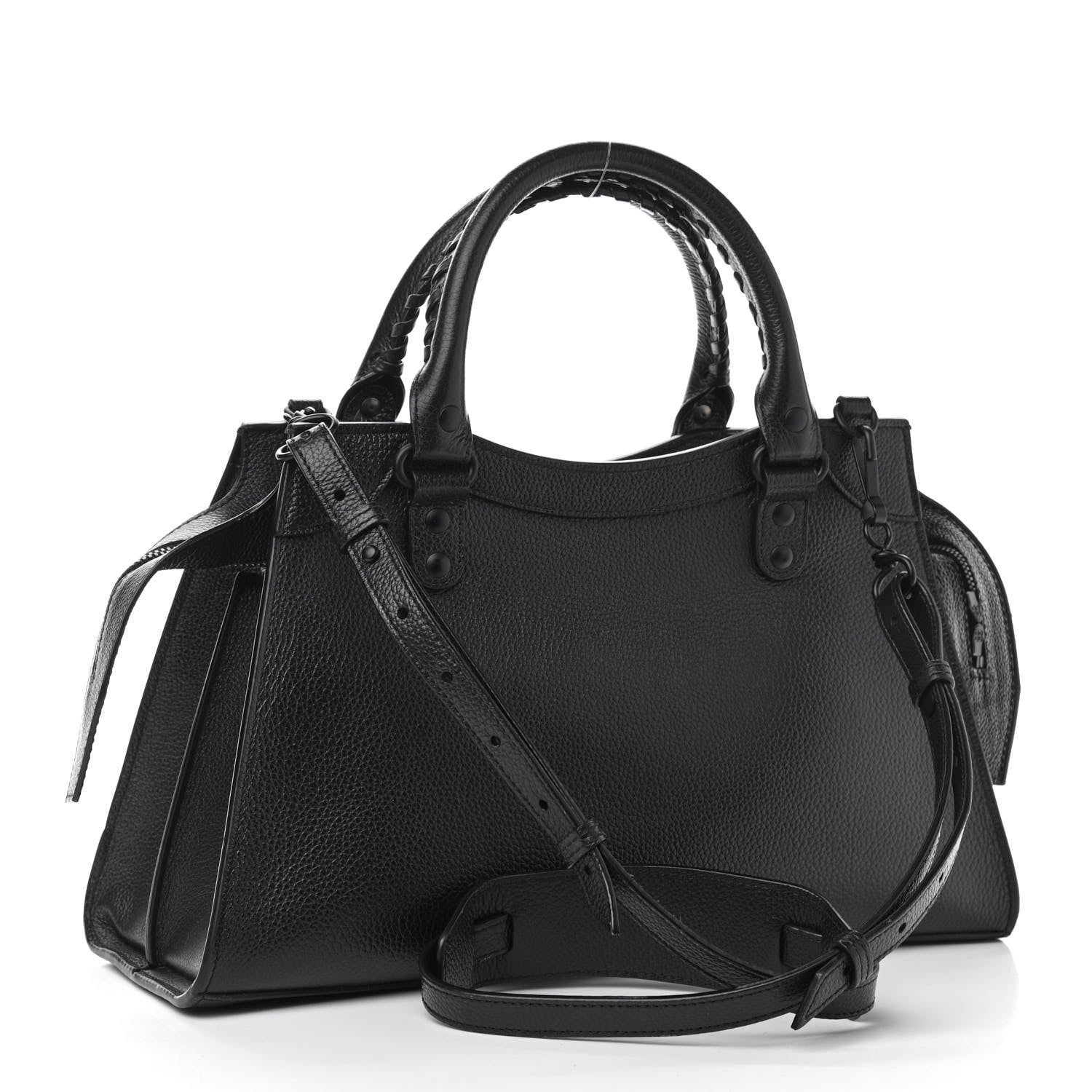 Balenciaga Grained Calfskin Neo Classic Black Hardware S City Black 3 of 11